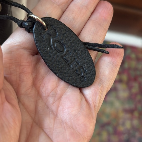 Rolf’s Shoulder bag genuine leather black front & back exterior pockets - Picture 11 of 17